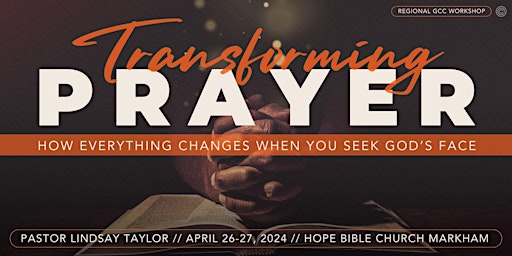 Image principale de Transforming Prayer Workshop