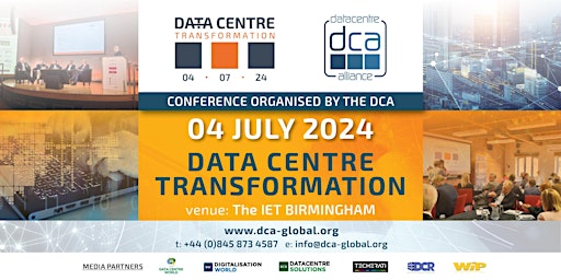 The DCA's - Data Centre Transformation Conference 2024 primary image