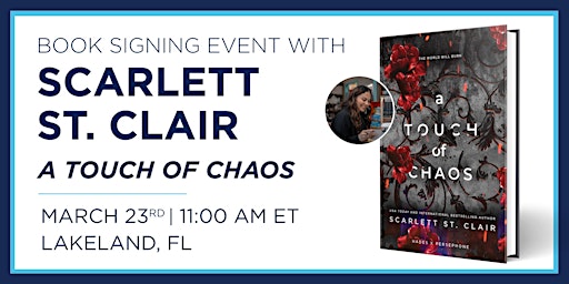 Image principale de Scarlett St. Clair "A Touch of Chaos" Book Signing Event