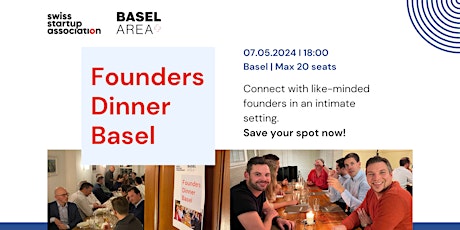 Primaire afbeelding van Founders Dinner Basel 07.05.2024