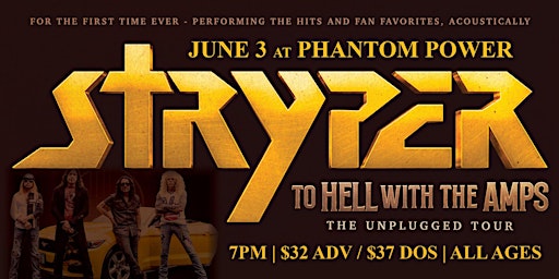 STRYPER - "To Hell With The Amps" Acoustic Tour  primärbild