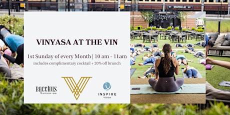 Imagen principal de Vinyasa at the Vin | Yoga & Brunch Experience