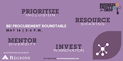 Imagen principal de Business Equity for Indy Procurement Roundtable