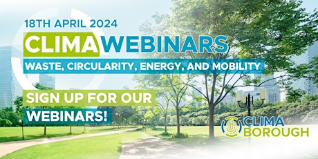 CLIMAWEBINARS: Mobilizing Communities of practices. Energy and mobility.