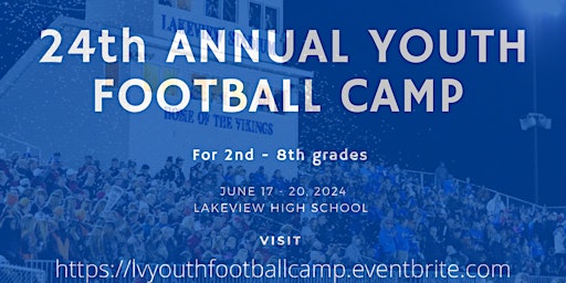 Imagem principal do evento Youth Football Camp/Youth Passing League