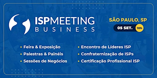 Imagen principal de ISP Meeting | São Paulo, SP