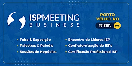 ISP Meeting | Porto Velho, RO