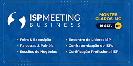 ISP Meeting | Montes Claros, MG