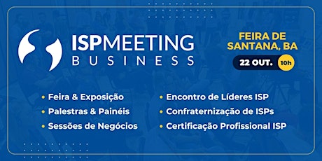 ISP Meeting | Feira de Santana, BA