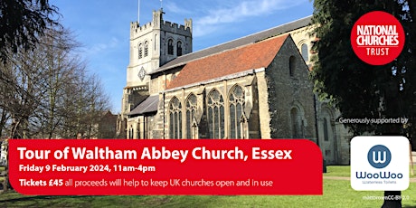 Imagen principal de Tour of Waltham Abbey with the National Churches Trust