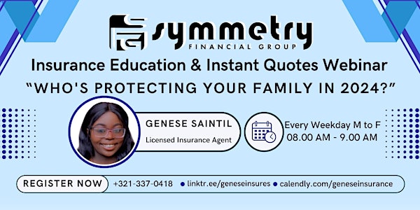 Insurance Education & Instant Quotes Webinar