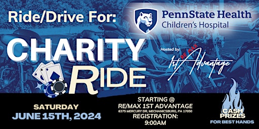 Imagem principal do evento Ride/Drive for PennState Health Children's Hospital