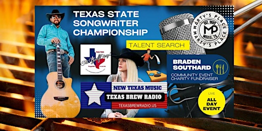 Imagen principal de TSSC - TALENT SEARCH- CORNHOLE -MUSIC - FOOD- Billy Joe Shaver Fundraiser-