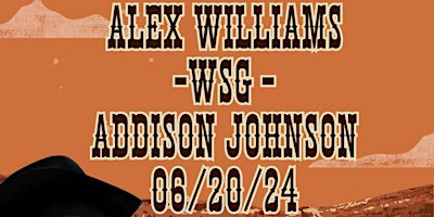 Alex Williams wsg Addison Johnson primary image