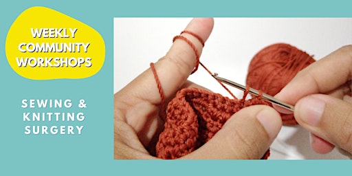 Imagem principal do evento Sewing & Knitting Surgery - Weekly workshop