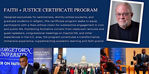 Immagine principale di 2024 Faith + Justice Certificate Program 