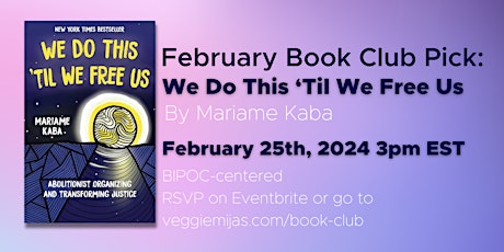 Imagen principal de February Book Club Virtual Event