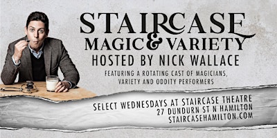 Primaire afbeelding van Staircase Magic & Variety: Hosted by Nick Wallace