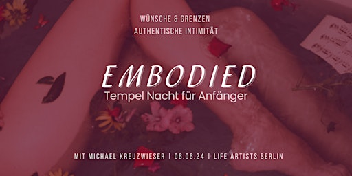 Imagem principal do evento EMBODIED - Tempelnacht für Anfänger - Juni