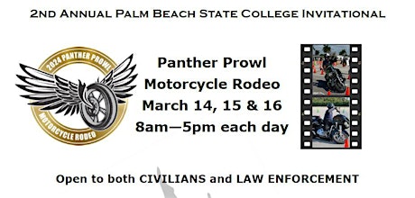 Hauptbild für 2024 Motorcycle Rodeo at Palm Beach State College
