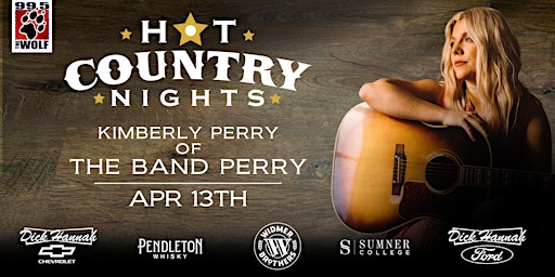 Kim Perry of The Band Perry - Hot Country Nights w/Ponderosa & The Wolf primary image