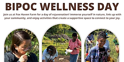 Imagem principal do evento BIPOC Wellness Day at Fox Haven Farm