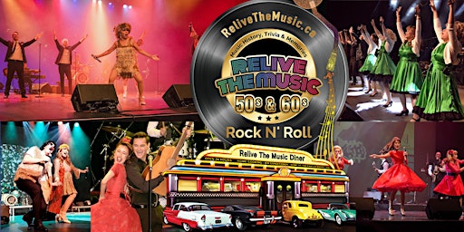 Imagem principal do evento Relive the Music 50s & 60s