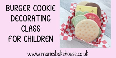 Image principale de Fondant cookie class for children and adults - burgers!