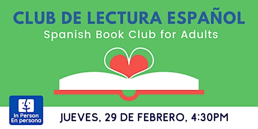 Spanish Book Club for Adults primary image