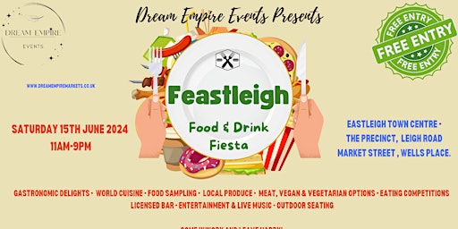 Primaire afbeelding van Feastleigh- EASTLEIGH FOOD & DRINK FIESTA