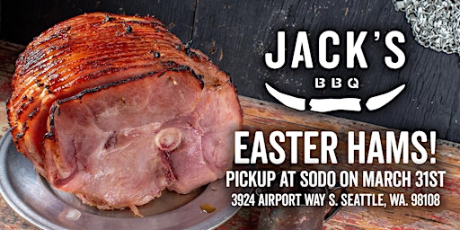 Imagem principal de Jack's BBQ Easter Ham Preorder - SODO ONLY