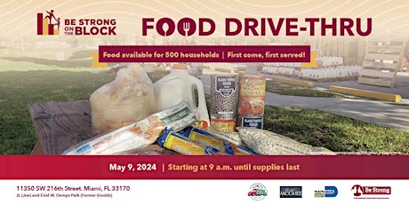 Be Strong International's May Food Drive 2024