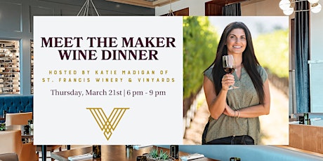 Imagen principal de Meet the Maker | A Hotel Vin Wine Dinner Hosted by Katie Madigan