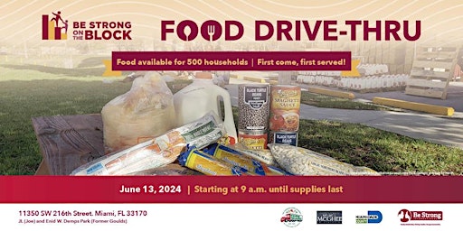 Imagem principal do evento Be Strong International's June Food Drive 2024
