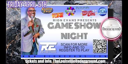 Image principale de TV GAME SHOW NIGHT w/ RION EVANS