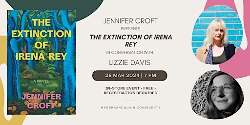 Imagem principal do evento Jennifer Croft presents The Extinction of Irena Rey with Lizzie Davis