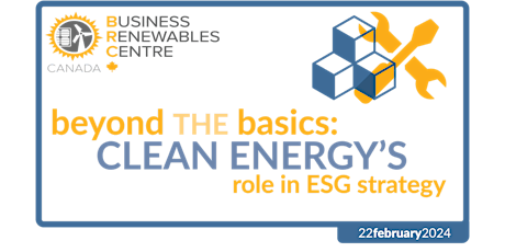 Beyond the Basics: Clean Energy's Role in ESG Strategy primary image