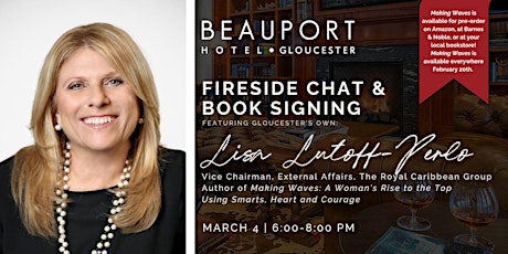 Immagine principale di Beauport Hotel Fireside Chat & Book Signing: Lisa Lutoff-Perlo 