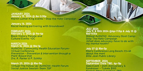 Primaire afbeelding van 2024 ActNOW: Community Health Education Forum - Your VOICE! Virtual