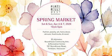 Portobello West Roundhouse Spring Market 2024