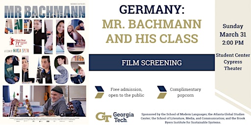 Imagem principal do evento Film screening: “Mr. Bachmann and His Class”