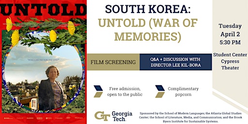 Imagen principal de Film Screening: “Untold (War of Memories)” + Virtual Q&A
