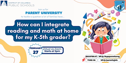 Immagine principale di Integrating Math and Literacy for K-5th Graders 
