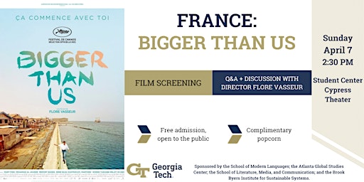 Film Screening: “Bigger Than Us” + Discussion primary image
