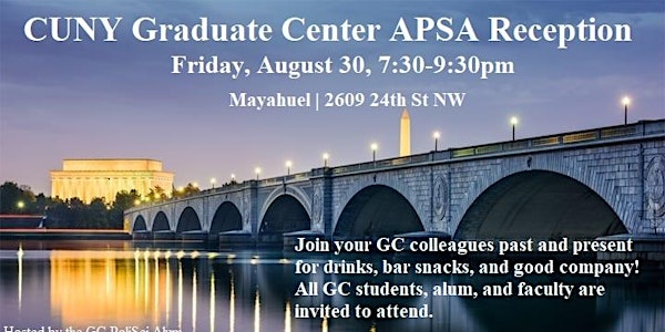 CUNY Graduate Center APSA Reception