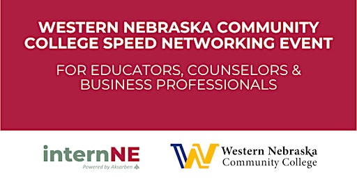 Primaire afbeelding van WNCC Speed Networking for Educators, Counselors & Business Professionals