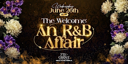 Imagem principal do evento The Welcome: An R&B Affair