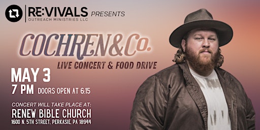 Hauptbild für Cochren & Co. Live Concert & Food Drive