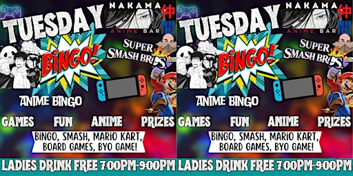 Imagem principal do evento Weekly Game Nights each Tuesday!