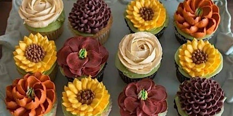 Fall flower cupcakes class 2